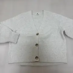 UNIQLO グレー Vネック カーディガン Mサイズ