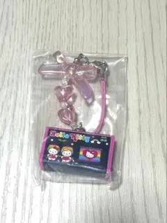 サンリオ むねきゅん平成女児 デニムポーチキーホルダー キティ