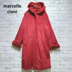 【marcello cioni】マルチェロ チオーニ　ボアコート　ボタン　派手