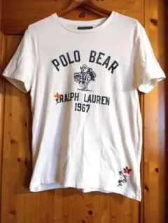 Polo Ralph Lauren　Tシャツ　Mサイズ　ポロベア　刺繍入り