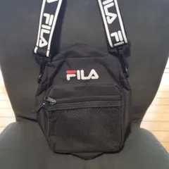 FILA ブラック ショルダーバッグ