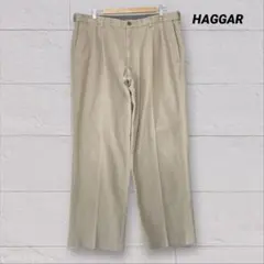 HAGGAR ハガー ツータック チノスラックス ベージュ