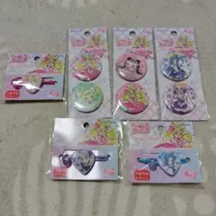 キミとアイドルプリキュア　クリップカンバッチ　ヘアゴム　セリア
