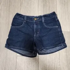 EDWIN 160cm ダークブルー ショートパンツ