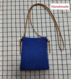 ハンドメイド サコッシュ ポシェット スマホポシェット お散歩ポシェット