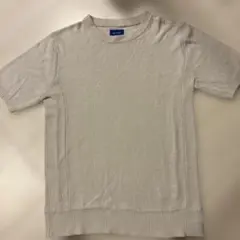 BEAMS 半袖ニット クルーネック ベージュのサムネイル