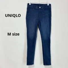 UNIQLO ユニクロ　ウルトラストレッチデニムレギンスパンツ　M ブルー