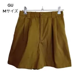 GU ジーユー チノタックショートパンツ マスタード　Mサイズ