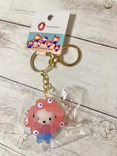 万博　サンリオ　ミャクミャクなりきりキーホルダー　ポチャッコクリア