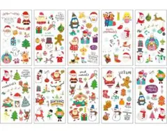 新品✨ タトゥーシール シール クリスマス サンタさん ツリー 雪だるま
