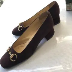 GUCCI グッチ　ビットパンプス　レザーのサムネイル
