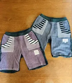 +ma-ru hand works ハーフパンツ 2枚セット