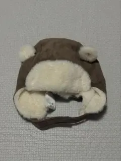 petitmain クマ耳帽子 48cm ブラウン