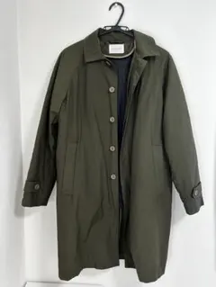 URBAN RESEARCH DOORS ステンカラーコート オリーブ　トレンチ