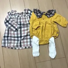 韓国風ロンパース ワンピース