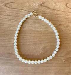 ホワイト　パール　ネックレス イミテーションパール