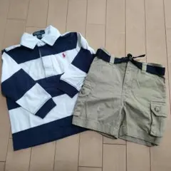 Polo by Ralph Lauren ポロシャツ ハーフパンツセット90cm