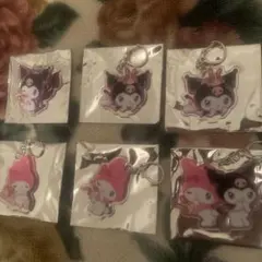 マイメロディ♡クロミ ×宇佐美 アクリルキーホルダー　6点　オークション式