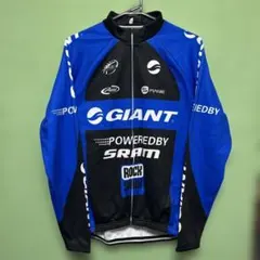 Giant サイクルジャージ Lサイズ 青黒のサムネイル
