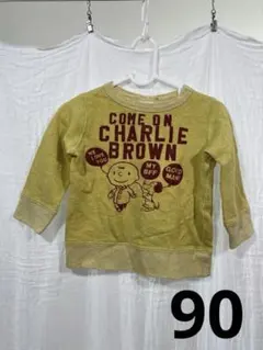 DENIM DUNGAREE PEANUTS ビンテージ加工　スウェット　90