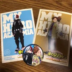 ヒロアカ 缶バッジ ポストカード タワレコ コラボカフェ