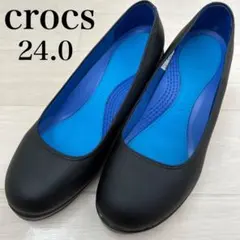 美品　クロックス アレイ クローズドトゥ ウェッジソール 24cm