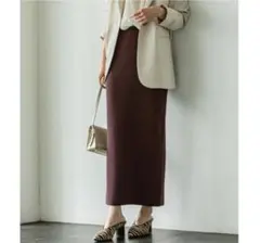 NOBLE⭐リブニットタイトスカート