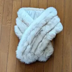 成人式に＊ファーラウンドショール（襟巻き）