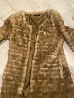 CYNICAL ブラウン ファーコート サイズ02