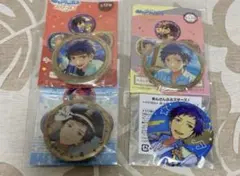 b) セット売り あんスタ 伏見弓弦 缶バッジ AGF