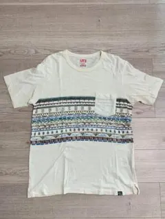 芸艸堂 ユニクロ コラボ Tシャツ 胸ポケット ウンソウドウ 和柄