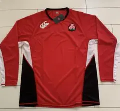 ￥9,900カンタベリー　ラグビー日本代表DRYプラクティスロングスリーブ４Ｌ