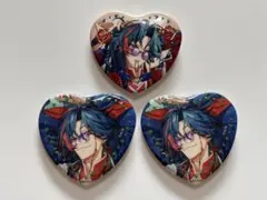 にじさんじ　魁星　Rose Valentine　ランダムハート型缶バッジ