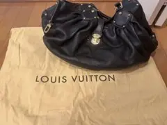 本物☆中古品 LV ルイヴィトン マヒナ ブラック ショルダー バッグ