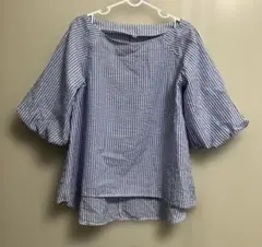 製造元不明 條紋 套頭 襯衫
