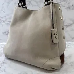 FURLA フルラ 本革 牛革カウレザー サイドボタン 台形ハンドバッグ