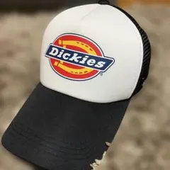 Dickies メッシュキャップ ホワイト/ブラック