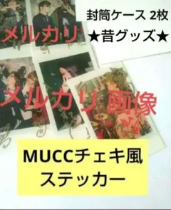 MUCC チェキ風ステッカー MUCC ムック ミニインスタントカメラ風ステッカー チェキ風ステッカー