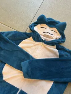 (ほぼ未使用)ポケモン カビゴン 全身きぐるみ ルームウェア 大人用￼のサムネイル