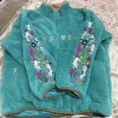 キューソネコカミ ハーフジップ　フリース　Mサイズ