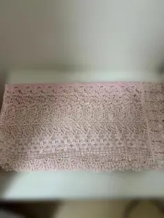 着物ショール ピンク レース 花柄
