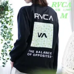 新品【RVCA】ルーカ バックプリント オーバーサイズ　長袖　ロンT Ｍ
