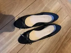 レースドットパンプス　22.5ダイアナ