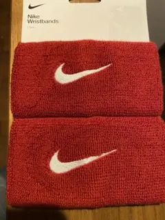 Nike ナイキ　RED リストバンド2個セット【新品】