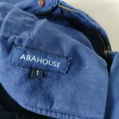 美品　アバハウス　ABAHOUSE チノパン ネイビー サイズ1のサムネイル