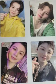 【SEVENTEEN WOOZI】 トレカ 4枚セット