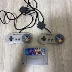 スーパーファミコン コントローラー2個 ゲームソフトセット
