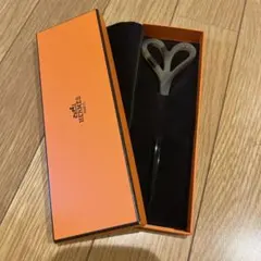 エルメス かんざし バッファローホーン ハート型 箱・袋・カード付