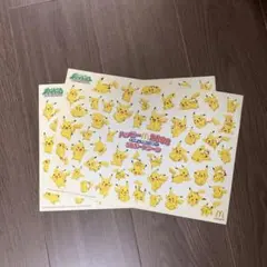ポケモンシール 2008 ピカチュウ 50枚　２シート