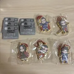 キングダム ガチャガチャ クッキー風ラバーマスコット 信 嬴政 羌瘣 王騎 王賁